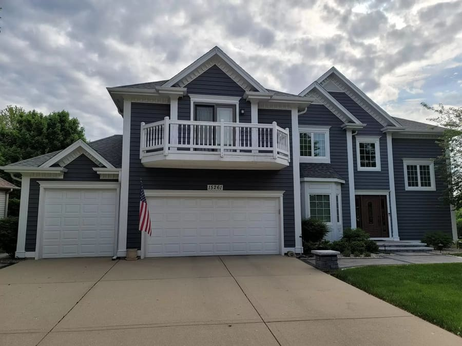 Before - outdated door