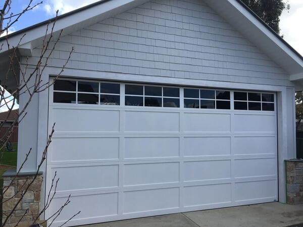 double-car door garage door installation