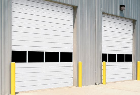 Commercial sectional overhead door service
